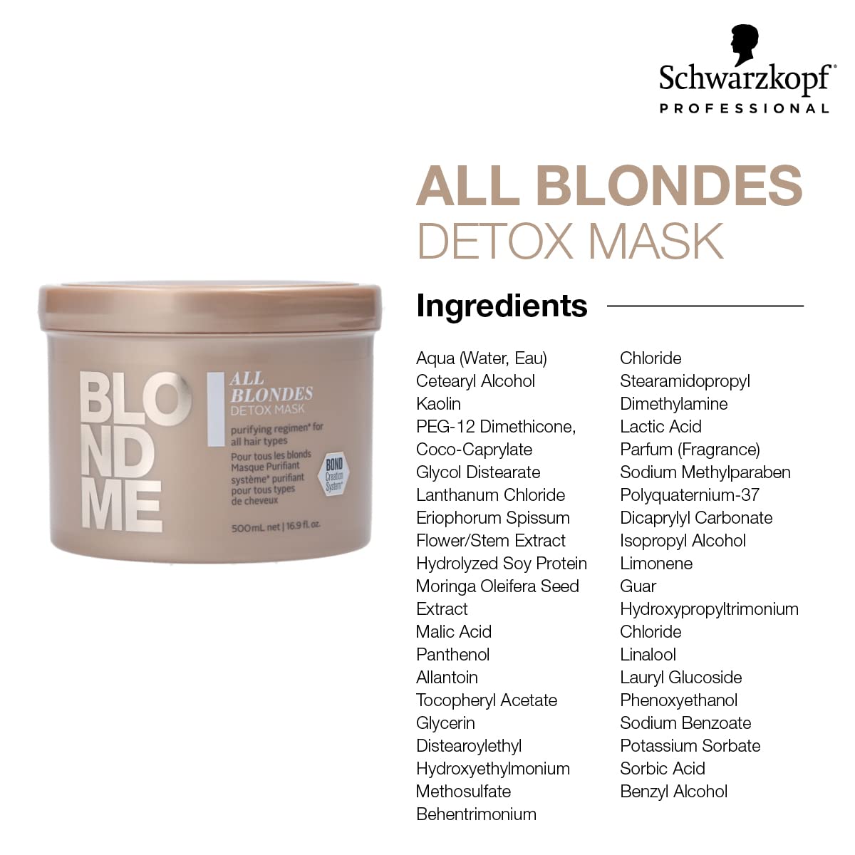 Schwarzkopf Professional BlondMe All Blondes Detox Mask 200ml, 200 ml (Pack of 1) - Image 4