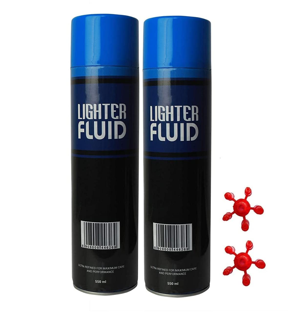 Sponsored Ad - Universal Lighter Refill Gas (550ml x2) Odourless, Filtered & Ultra Clean Fuel with Adapter | Suitable for Torch, Gas Lighter & Multipurpose Use