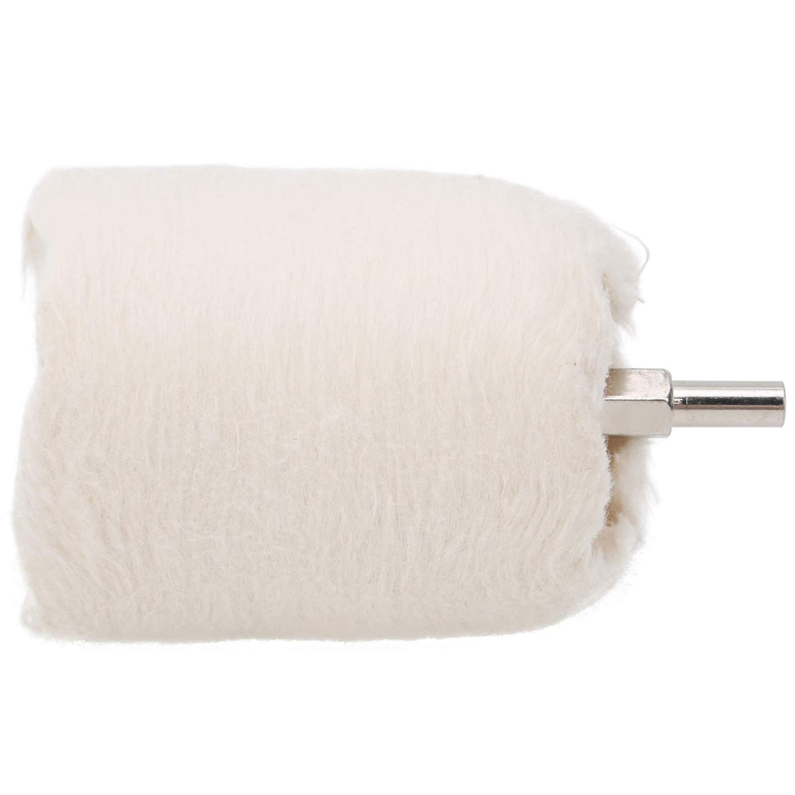 Respicefinem White Cloth Polishing Wheel Cylindrical Type Drill Grinding Tools With Handle60Mm (Cylindrical type 60mm)