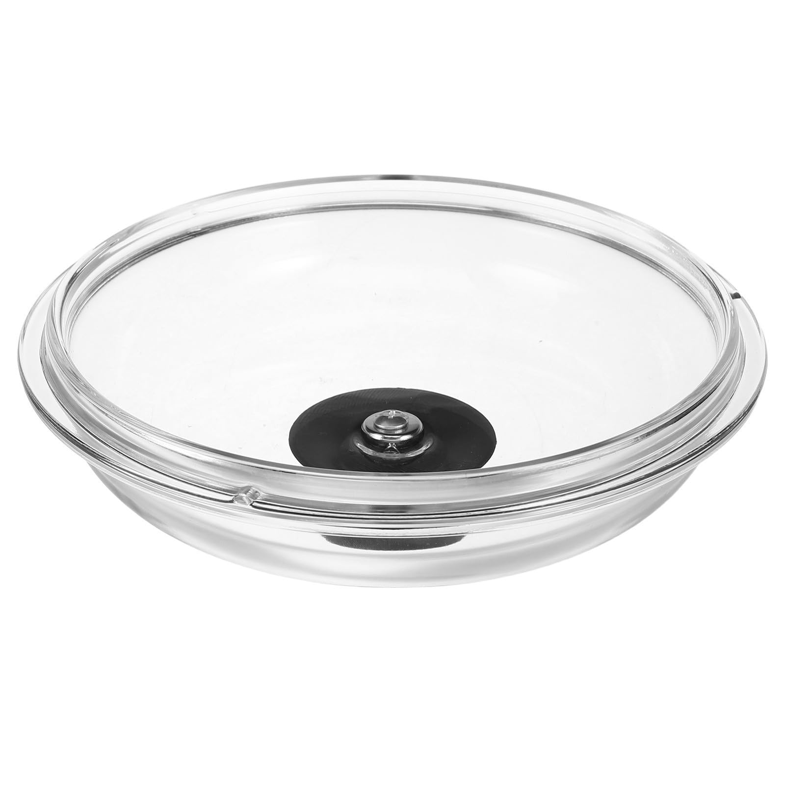 Coperchio in Vetro Temperato Rotondo Resistente, Superficie Antiaderente e Compatibilità per Pentole e Padelle con Manico per Cucina Quotidiana