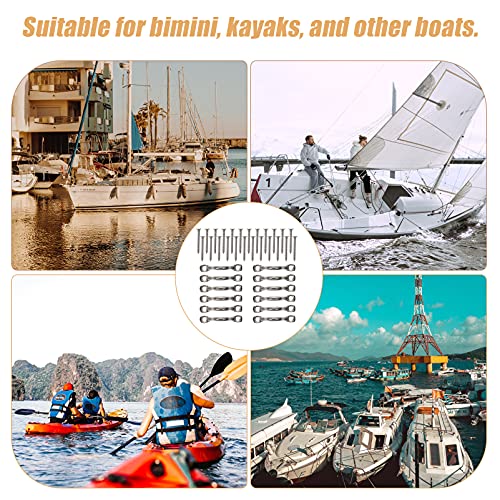 BESPORTBLE Caiaque Almofada Olhos Kit Loops Empate Para Baixo Almofada Do Olho da Plataforma Em Aço