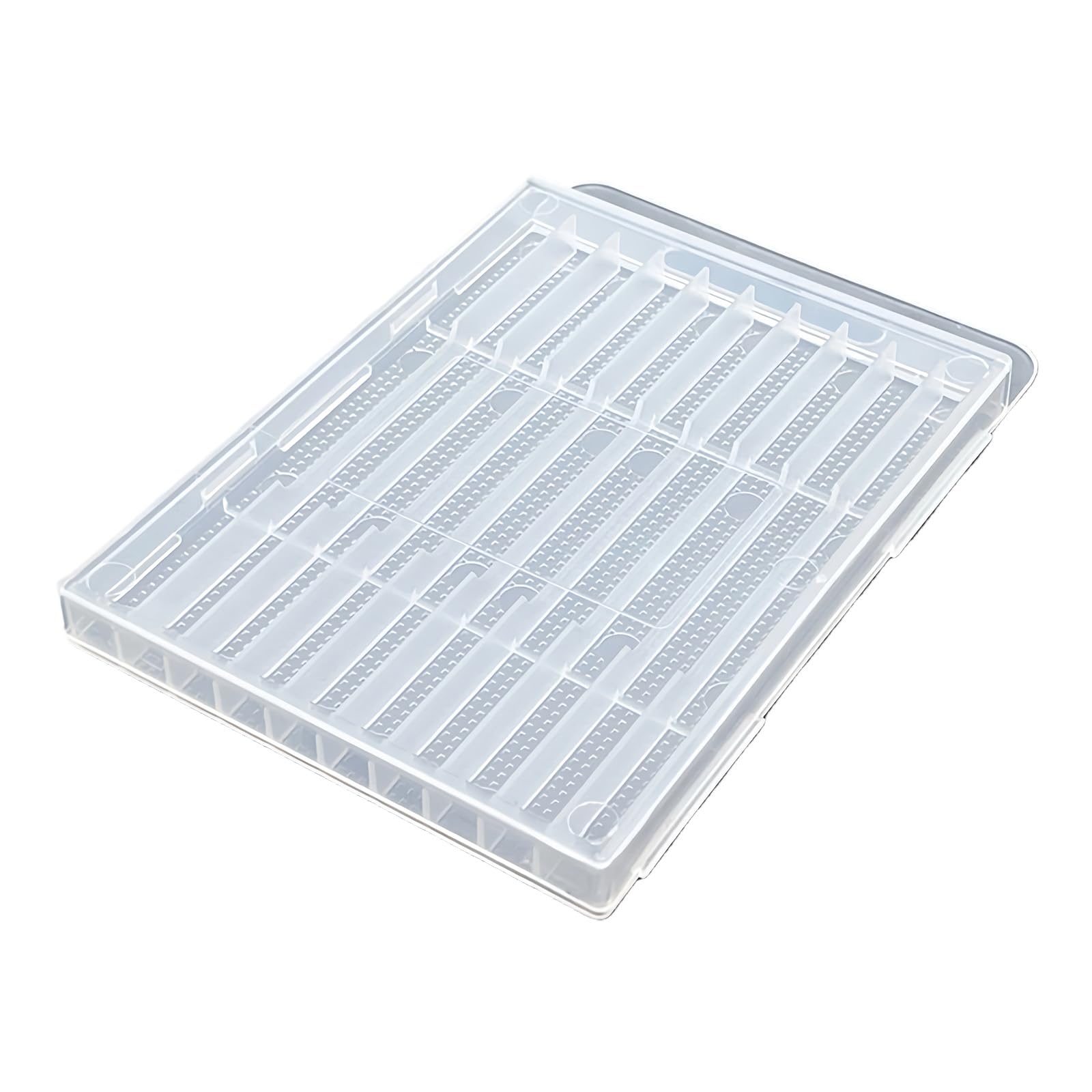Osniyaw Tool Accessory Box, Clear Plastic Case, Thickened Construction And Portable Hook For Efficient Organisation, Tool Box, Hardware Storage Organisers, Small Parts Case