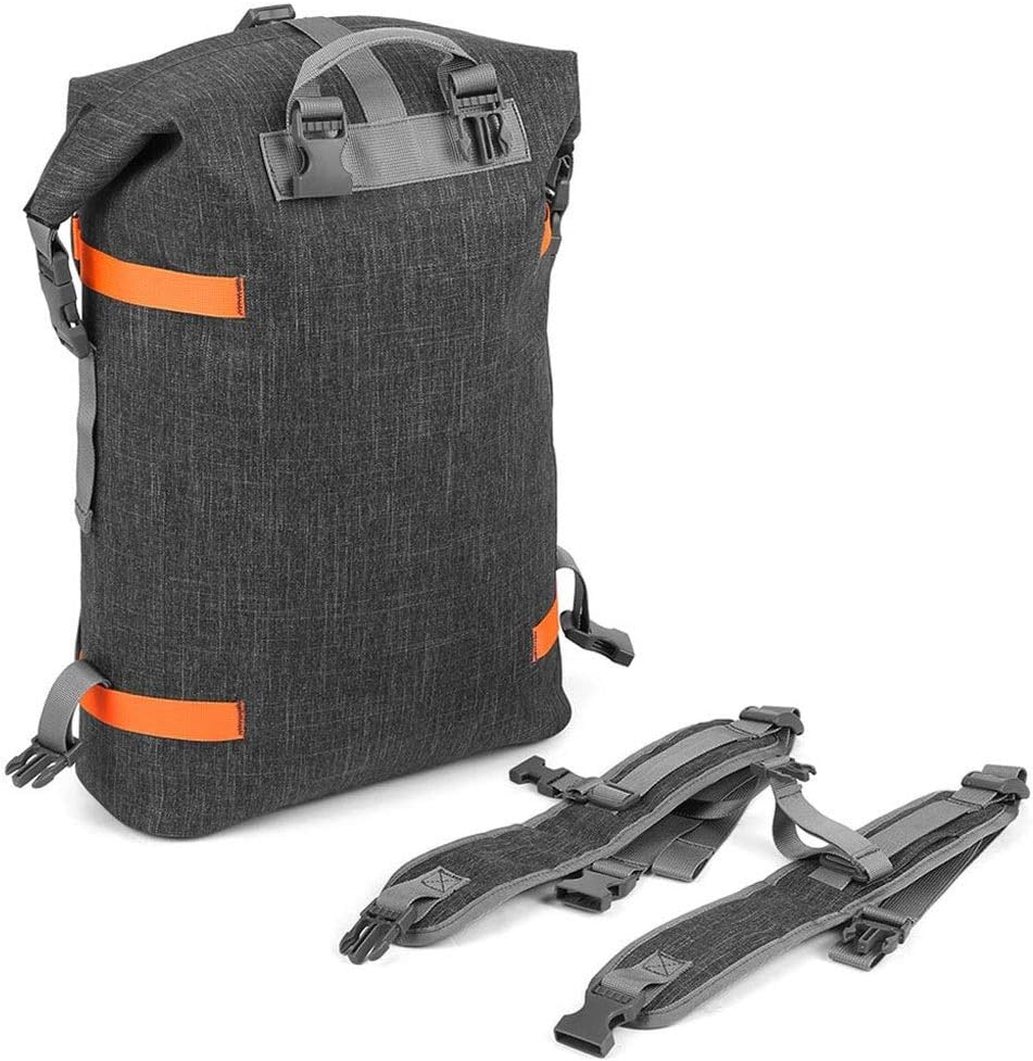 Black Backpack, Swimming Waterproof Dry Bag, River Lightweight Bags, for Water Sports