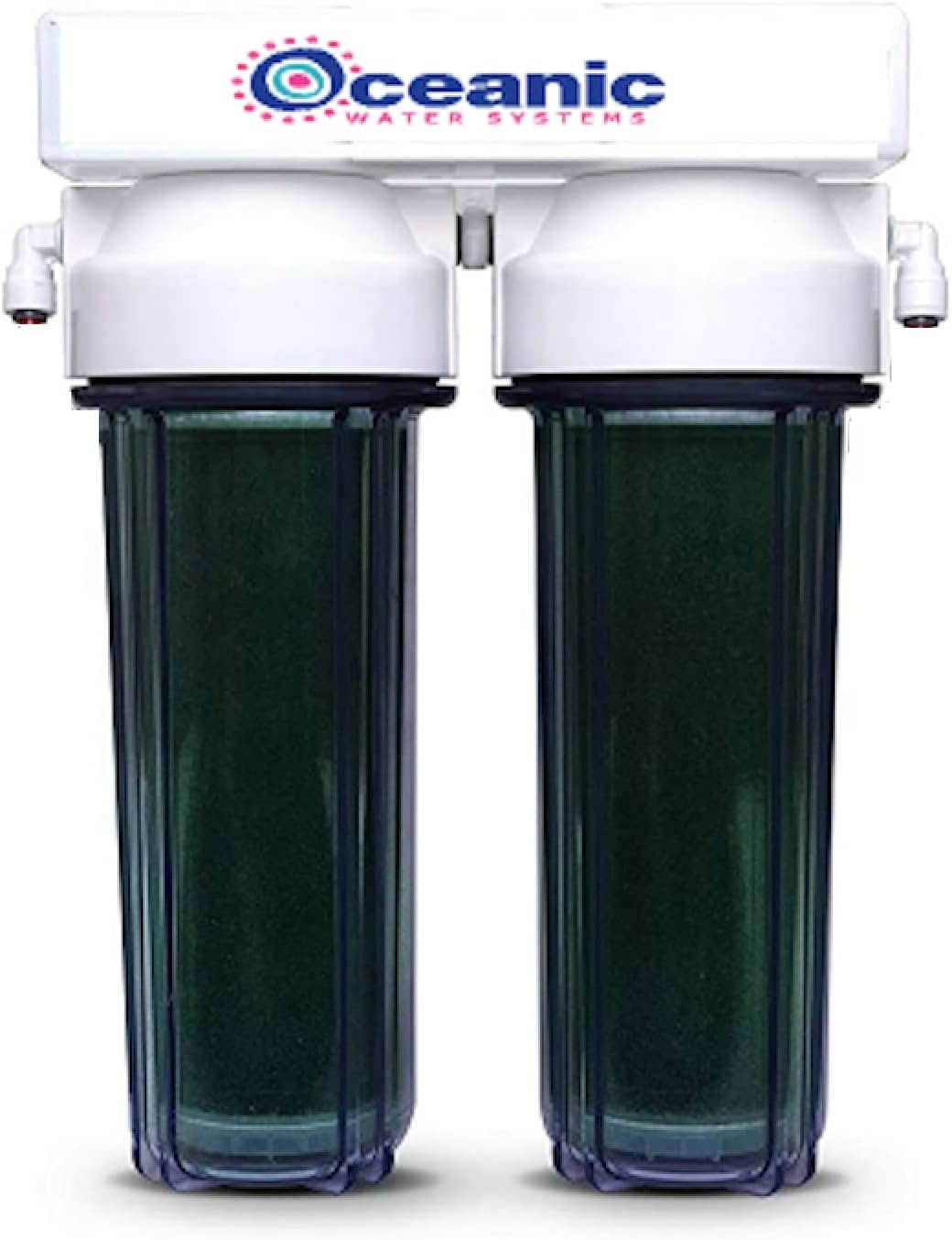 Dual Deionization Canisters Upgrade Kit for Reverse Osmosis Systems | Add On for RODI Aquarium Reef