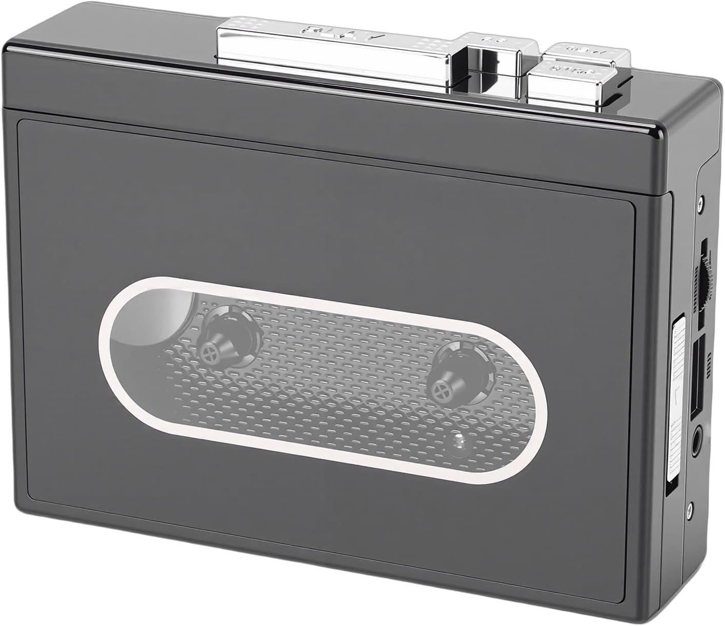 Zopsc Portable Cassette Player, BT Retro Tape to MP3 Converter with FM Radio, USB Recording, Dual Power, for Home Car Outdoor