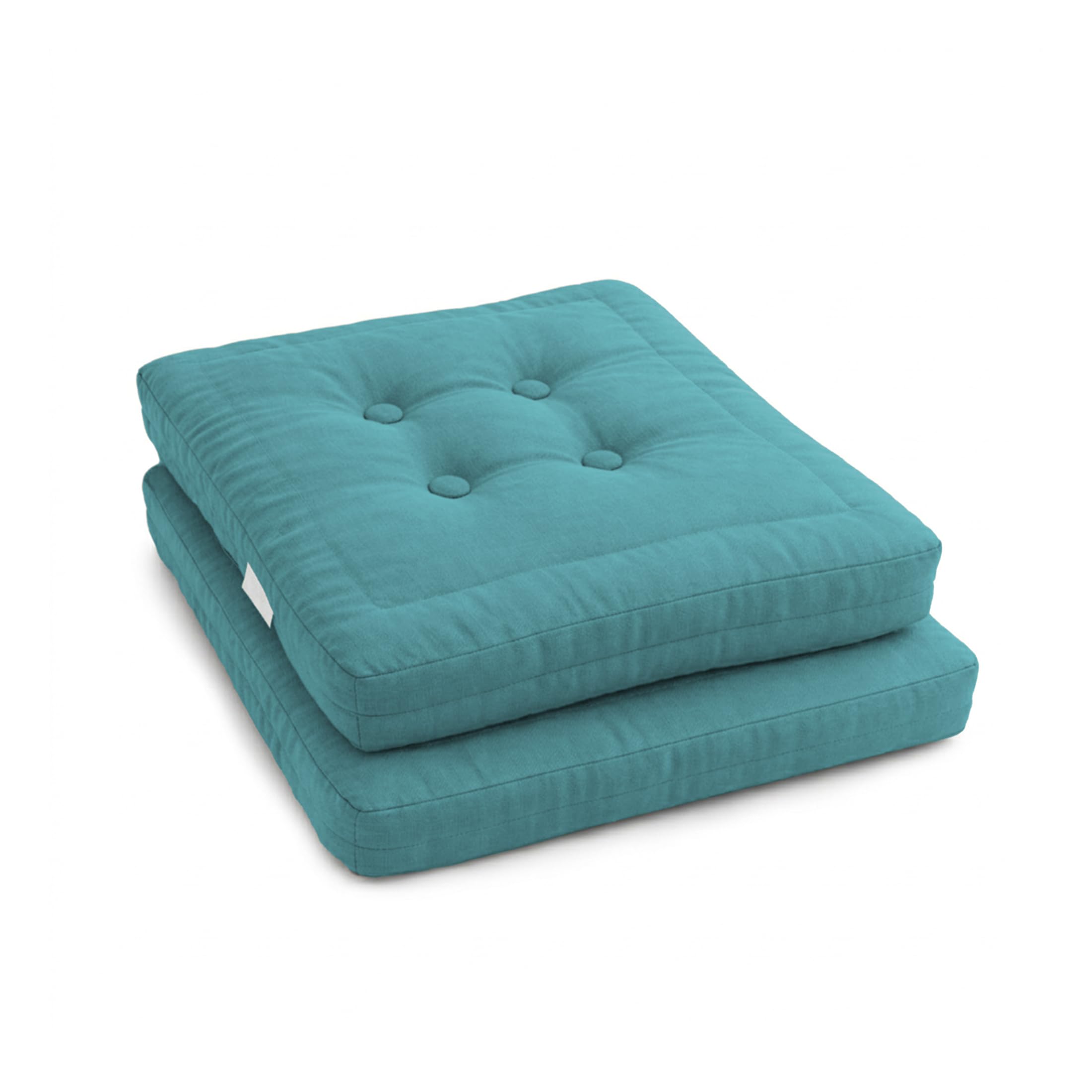 MANEMI Juego de 2 Cojnes de Suelo Acolchado 45x45x10cm, Cojines para Palets, Banco, Silla y Suelo, Asiento Cómodo Decorativo para Interior y Exterior. Juego de 2 Cojnes Decorativo