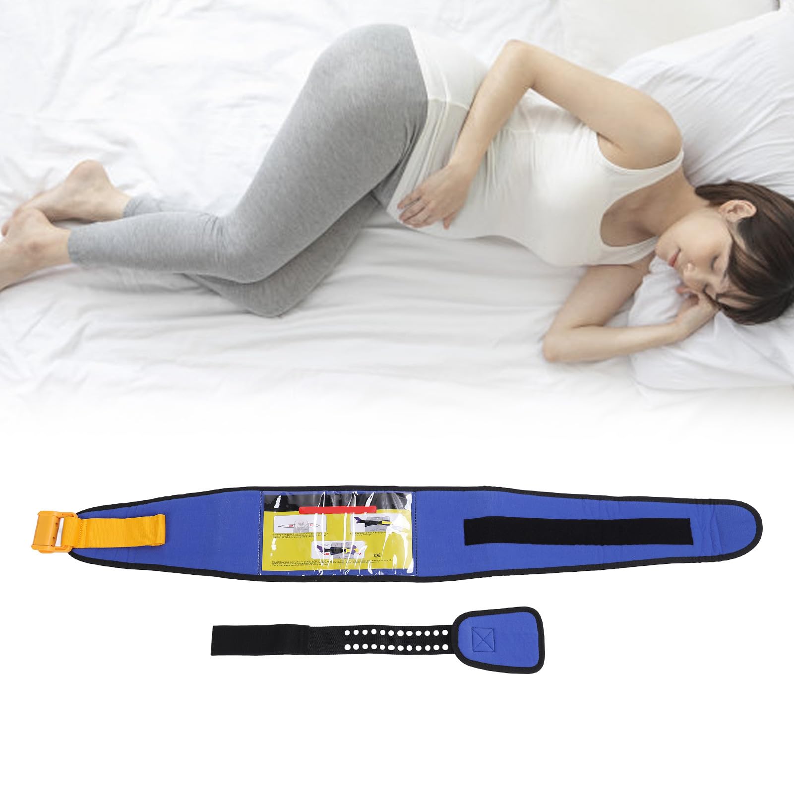 Sam Pelvic Sling II Tissu perméable aux Rayons en Fibre de Polyester Moyen réutilisable for fractures, récupération postopératoire d'urgence (L)