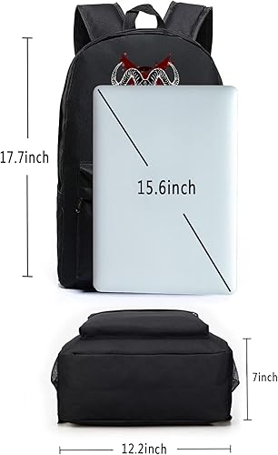 Miniatura 4 de Mochila de lona clásica unisex para senderismo, mochila de viaje duradera, bolsa de libros para laptop, Negro3, talla única , Clásico