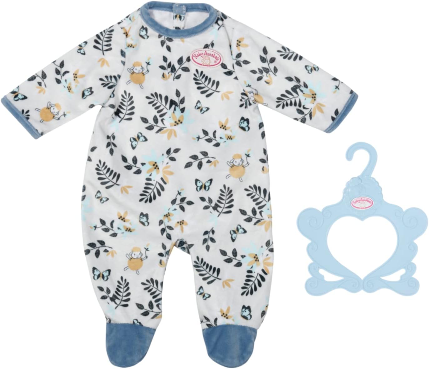Romper Blue - To Fit 43cm Dolls - Set Includes Supersoft Blue Romper and clothes hanger - Suitable for children aged 3+ years - 706824