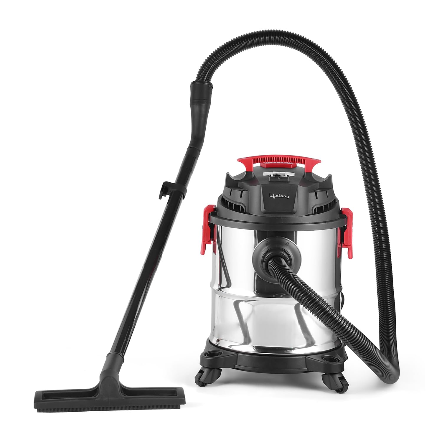 Lifelong 21 Litre Foam Vacuum Cleaner for Home 1200 W,Wet&Dry Floor Cleaner Brush with Blower Function,16Kpa Suction Power,Stainless Steel Body&Multiple Accessories for Sofa,Bed&Floor Carpet,1 Count (B0D2N7Y89X) Amazon Price History, Amazon Price Tracker