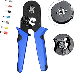 Alicate Crimpar Prensa Terminal Ilhos Tubolar De 0,25 Até 10mm² Vm