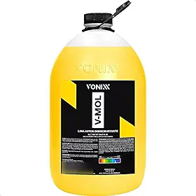 Desengraxante Alcalino Concentrado, Remove Sujeira Pesada, Graxa e Óleo, Limpeza Profunda Automotiva e Industrial, Alto Rendimento – V-MOL 5L