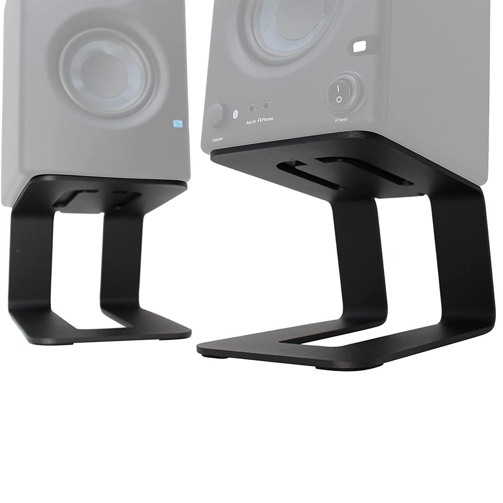 Stands Monitor Heavy-Duty, Studio Monitor Riser, Vibration-Proof Speaker Stands, Bookshelf Speakers, Studio Monitor Stand, Computer Gaming Desk Speaker Stand for Studio, 22x16x14cm/8.66x6.3x5.51 inch