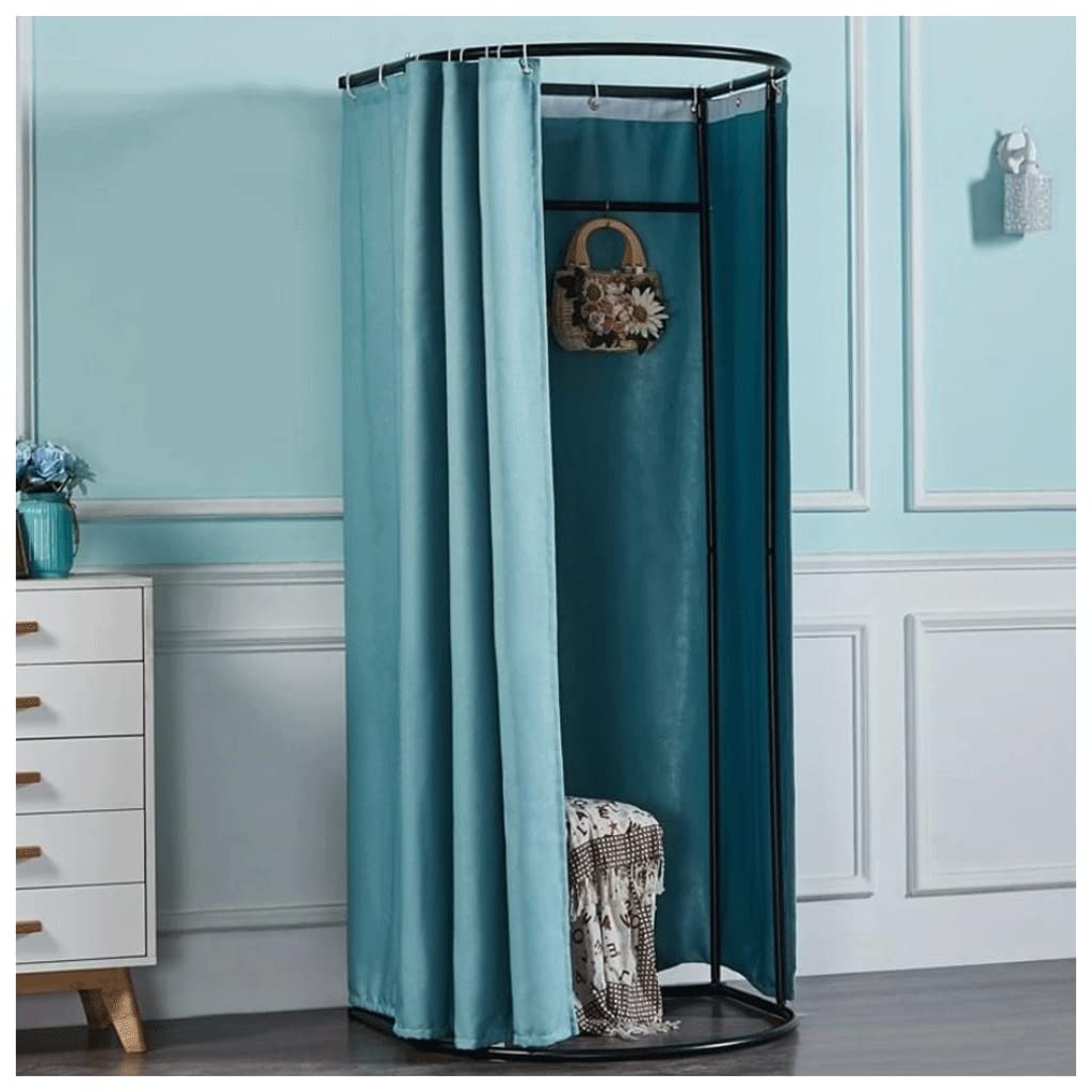 Room Divider Fitting Room Clothing Store Movable Changing Room Protection Dressing Room Temporary Locker Room With Shading Curtain Dressing Room