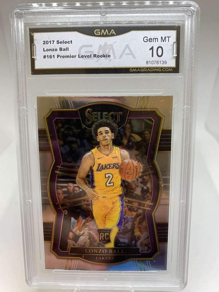 LONZO BALL 2017-18 PANINI SELECT TIE-DYE ROOKIE SIGNATURES /25