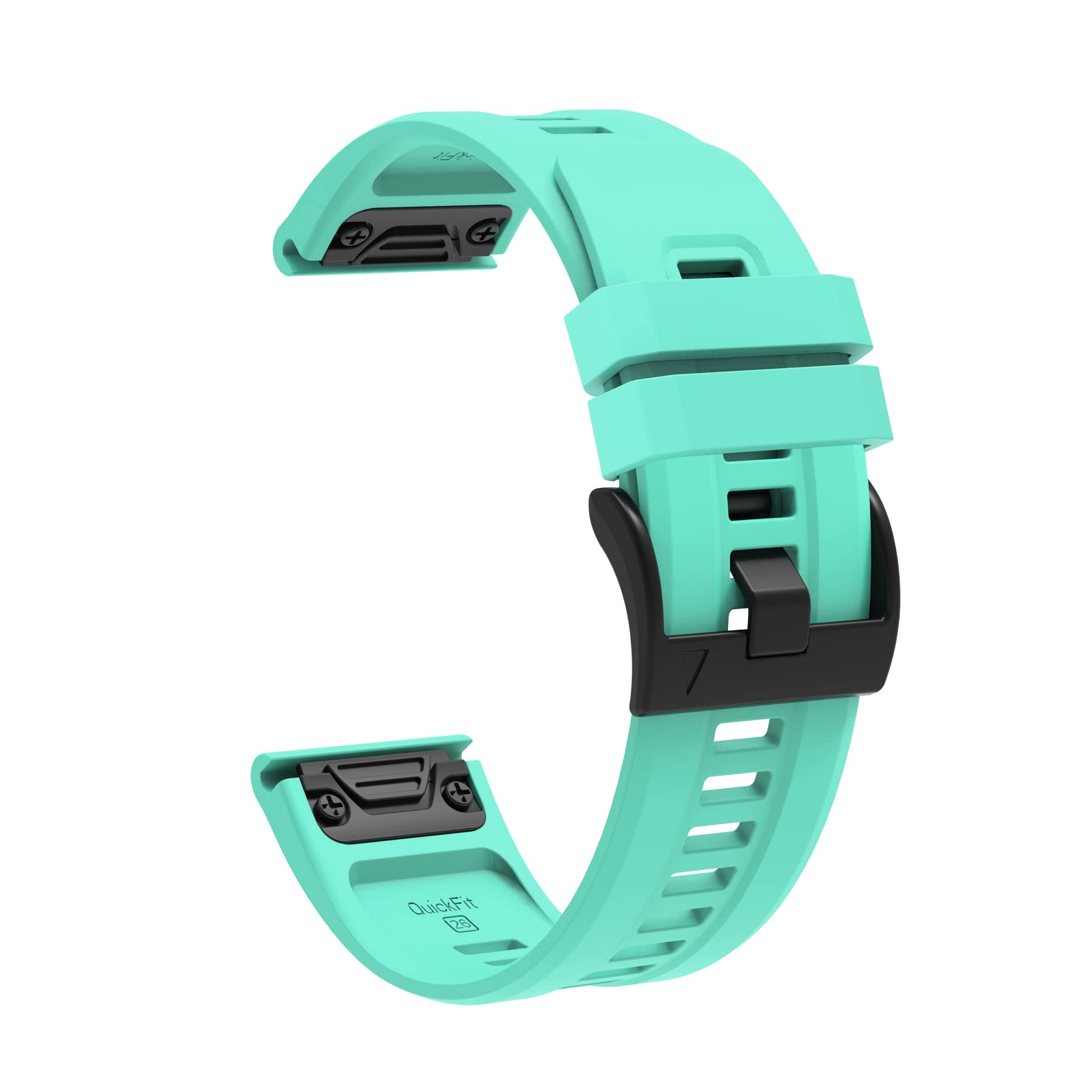 AISPORTS 26mm Quick Fit Watch Strap Compatible with Garmin Instinct 2X Solar Strap Silicone Sport Wristband Replacement Strap for Garmin Epix Pro Gen 2 51mm/Enduro 2/Tactix 7/7 Pro/Bravo/Charlie/Delta