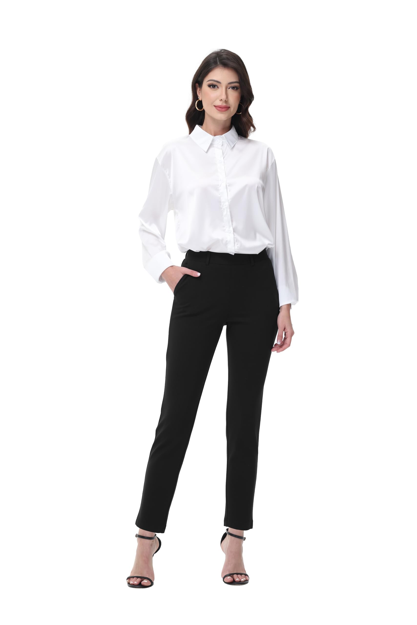 Hosenanzüge für Damen Business Modern Slim Fit Anzug Set Langarm Elegant Blazer Mit Outfit für Office