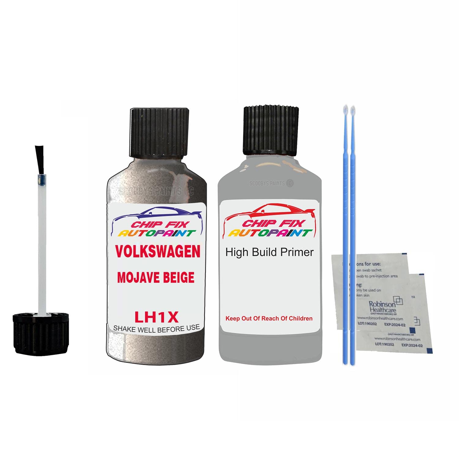 Scoobys Paints Back In The Mix Mojave Beige Lh1x Compatible With Volkswagen Multivan Car Touch Up Paint