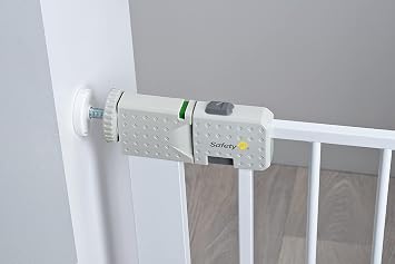 Safety 1st SecureTech Gate, Baby Stair Gate Pressure Fit, White