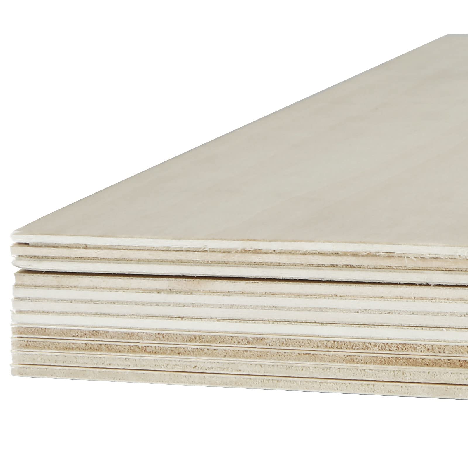 MIVIDE 12stk. Lindenholz, 300 * 300 * 3mm Sperrholzplatte, Bastelholzplatten, Holzplatten zum Basteln für DIY, Modell, Malen, Gravieren