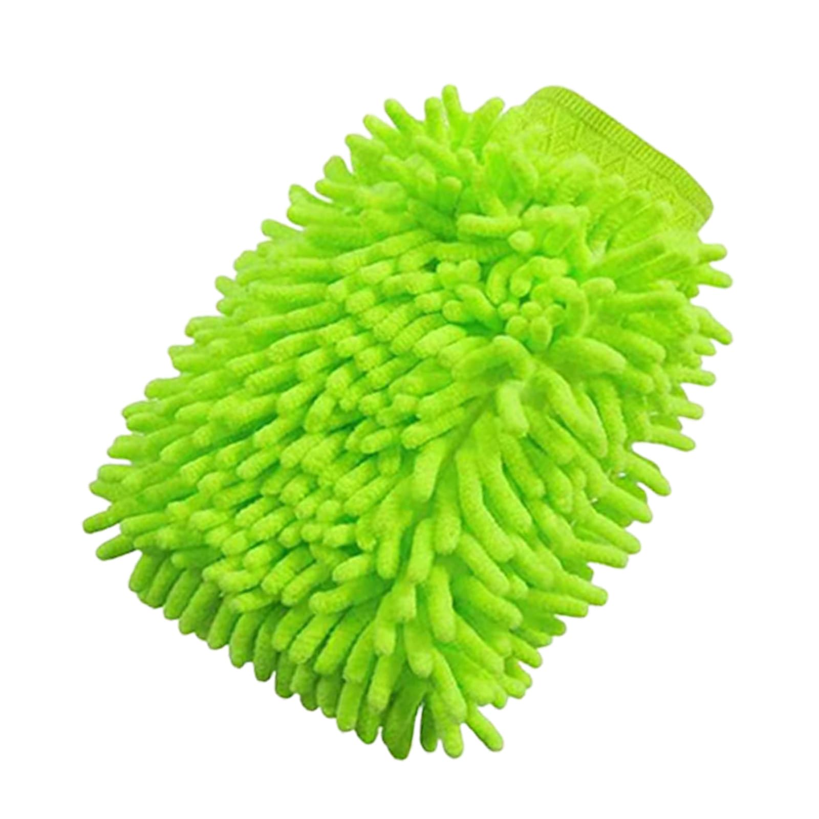 Msioytog Vehicle Wash Gloves Effective Dirt Removal Ergonomic Fit For Interior Exterior Detailing Double Layer Wool Blend Vehicle Wash Mitts Absorption Ergonomic Design Safe