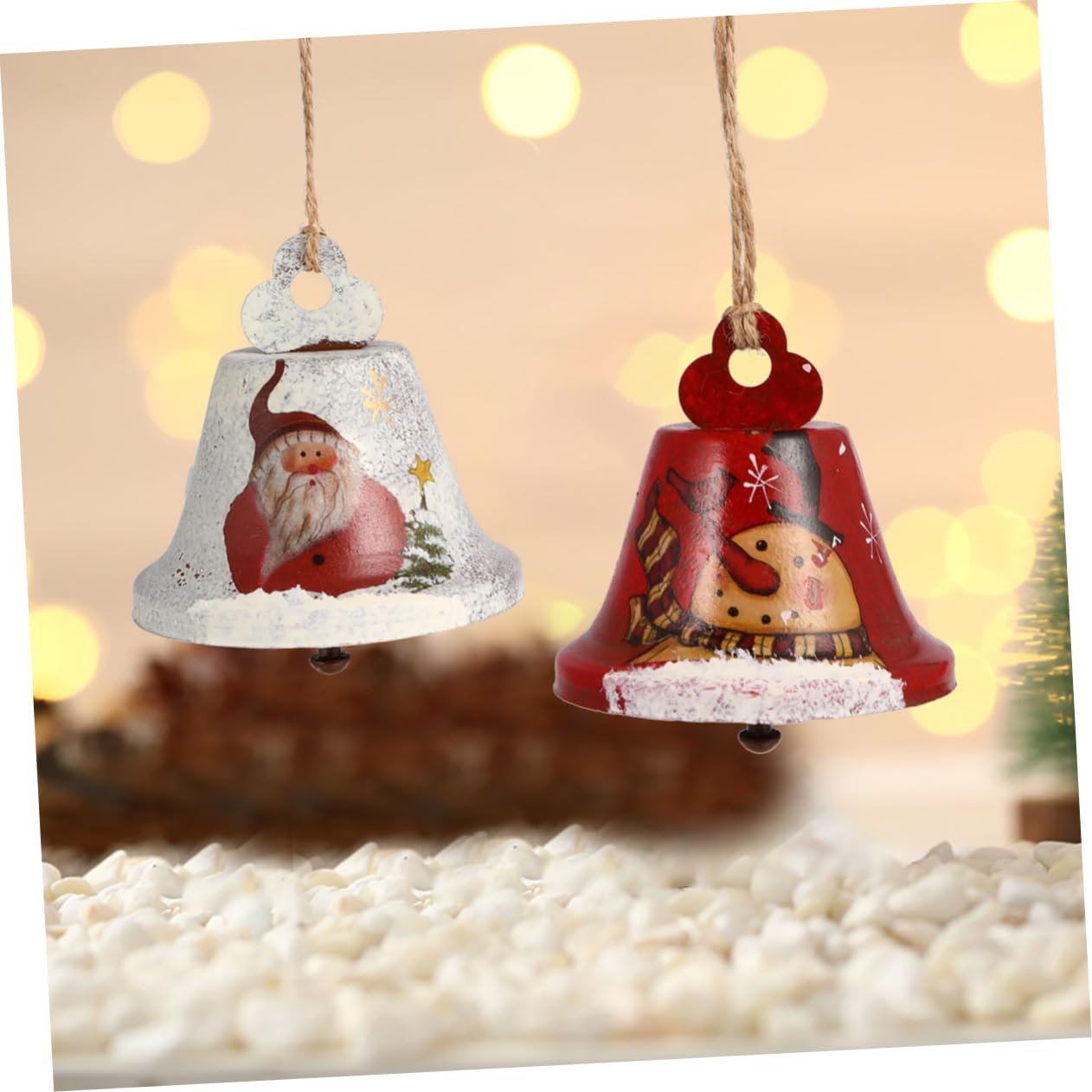 Decorazioni natalizie a forma di campana, Campanella di Natale Campane appese
