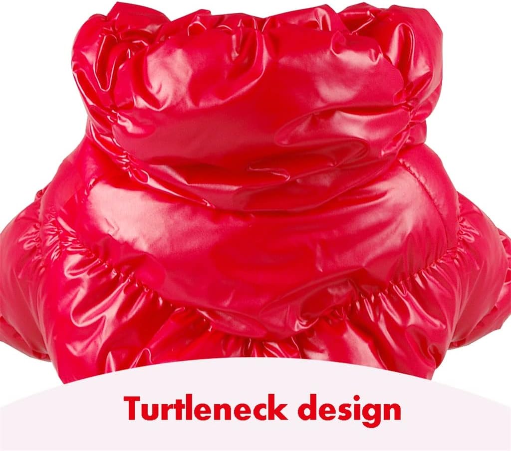 Warm Dog Clothes for French Bulldog Pug Chihuahua Yorkies Clothes Winter Pet Puppy Coat Jacket Dogs Pets Clothing (Red M Code)