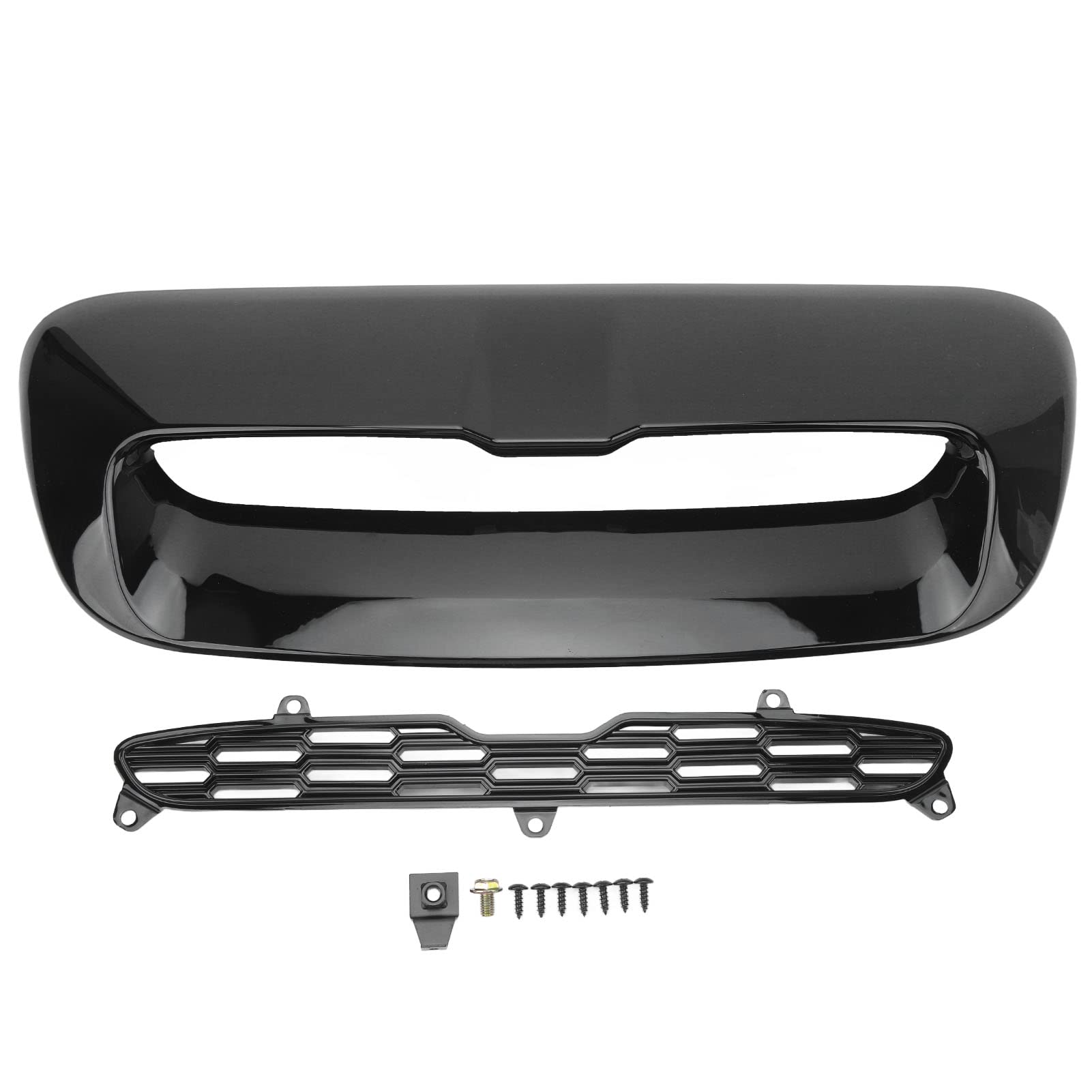 Garniture D'évent de Capot de Moteur Avant de 2 Pièces, Remplacement de Couverture de Sortie D'air de Capot de Capot de Moteur pour Cooper S R56 R55 R57 R58 R59