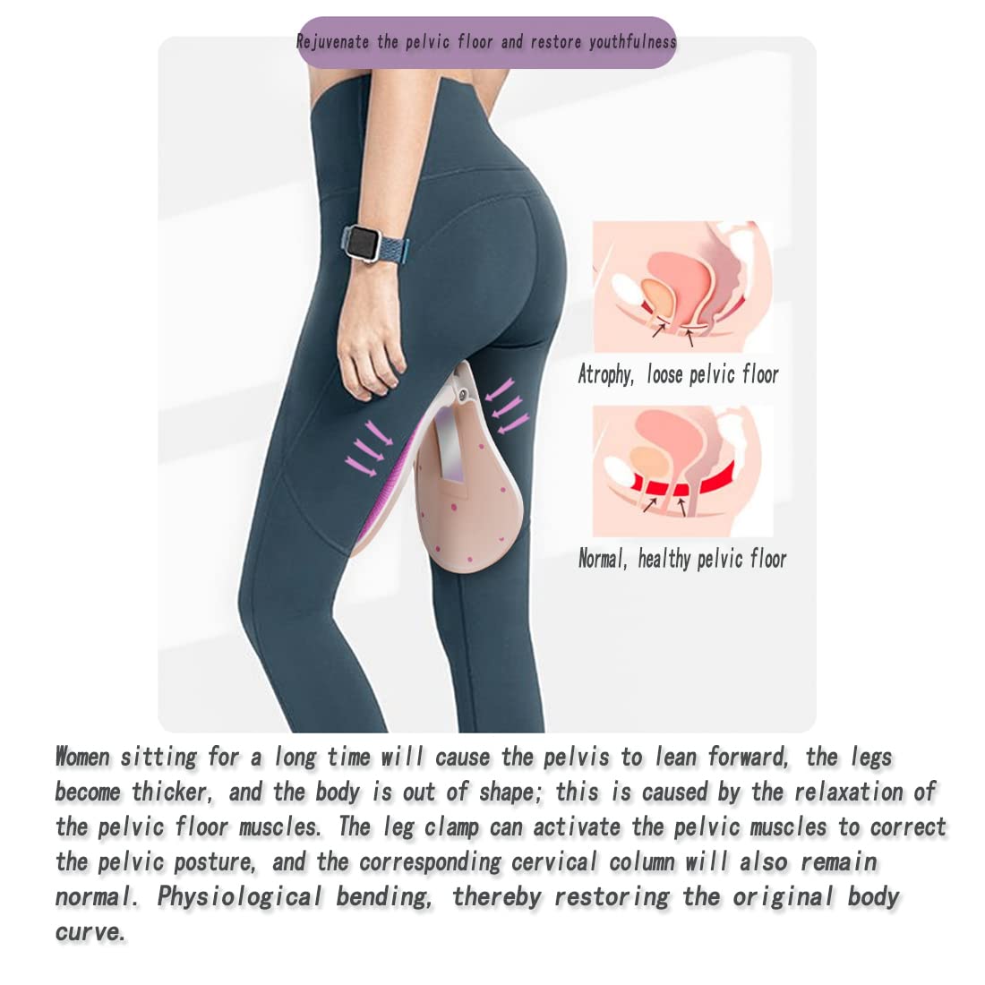 Allenatore Cosce E Glutei - Tonificante Pavimento Pelvico Per Donne E Uomini - Foto 2