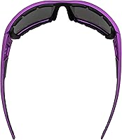 Vista 4 de Global Vision Sly - Gafas de sol acolchadas para mujer, montura metálica morada
