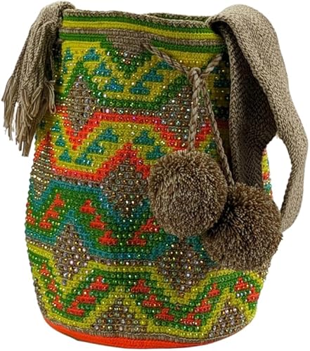 Luxury Wayuu bag extra Large, 100% Colombian Handmade, artisan product Travel Bag Unique Design Multicolor Styles