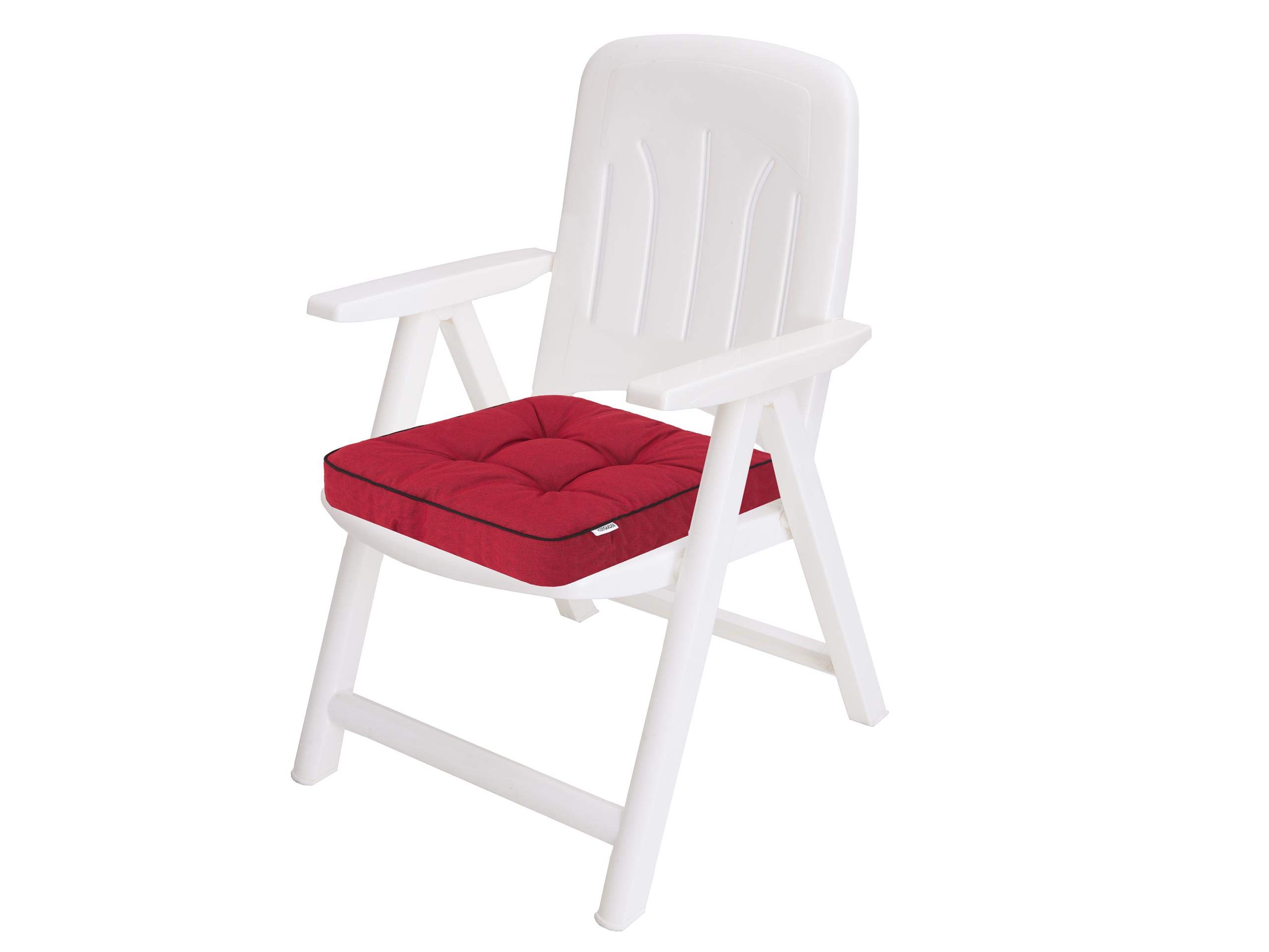 Cojines Impermeables Patio Pack De 2 Cojines Para Silla De Exterior Momooda - Impermeables, Resistentes A Los Rayos UV, 40x40x5 Cm Pack 2 Cojines Patio