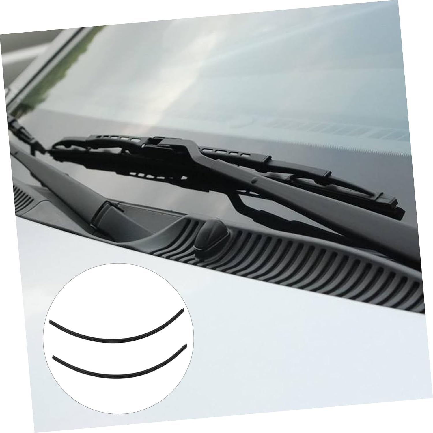 Cabilock 2pcs Windshield Wiper Refills for for Visibility Easy Installation for Standard Wiper Models