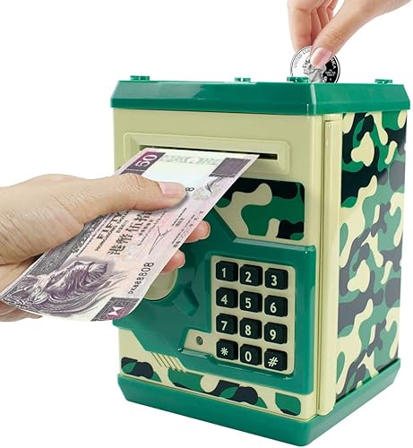 Sikaye Alcancías el mejor regalo para niños con bloqueo electrónico de código con contraseña, mini cajero automático, ahorro de dinero para dinero y disponible en Yaxa Costa Rica