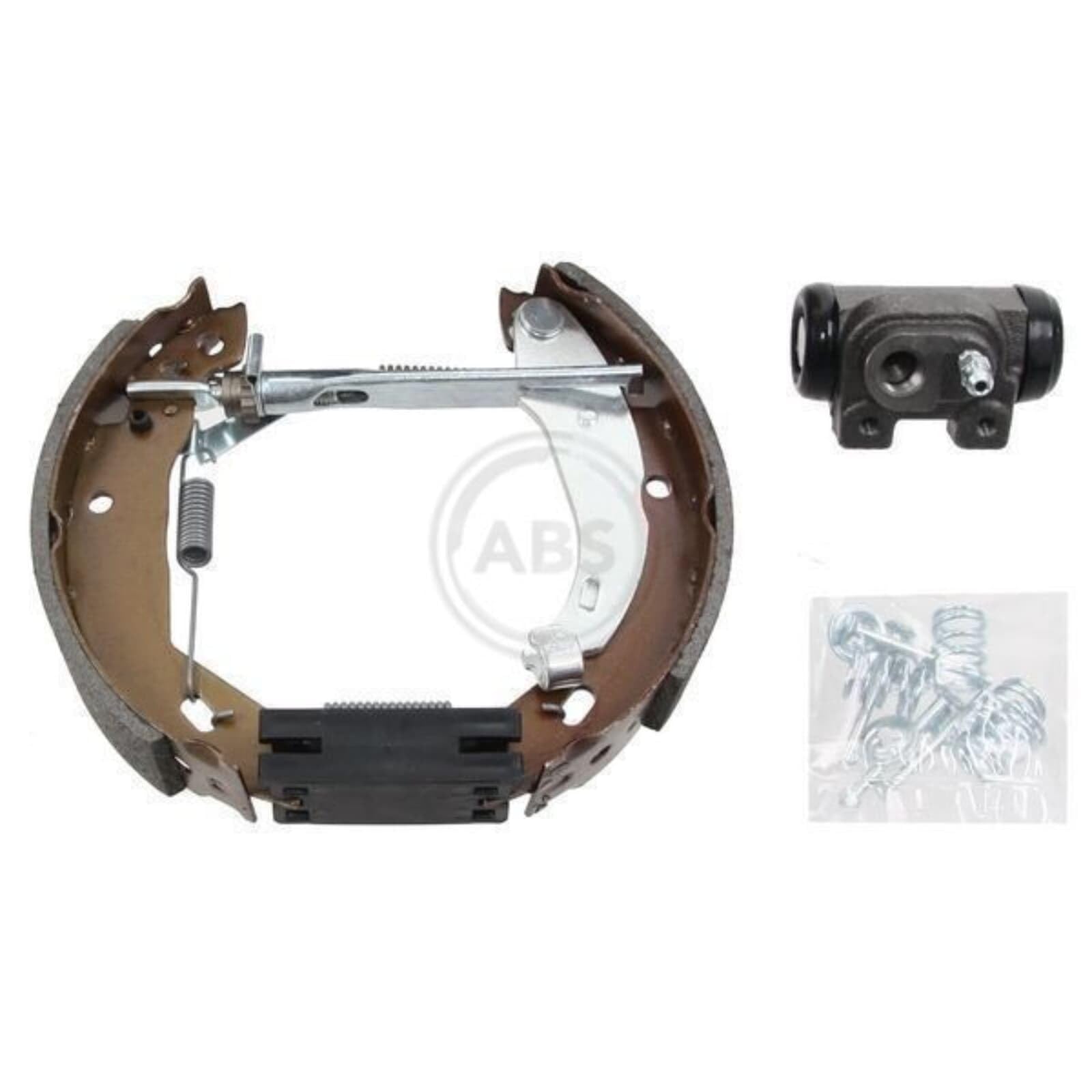 A.B.S. 111403 Kit de freins à tambour avec cylindre de roue avec accessoires Arrière