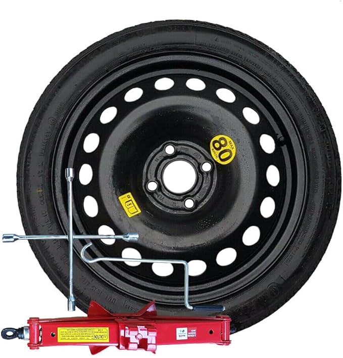 16" Space Saver Spare Wheel & Tyre Kit For Hyundai I20 (2008-Present) - Includes Jack & Wheel Brace