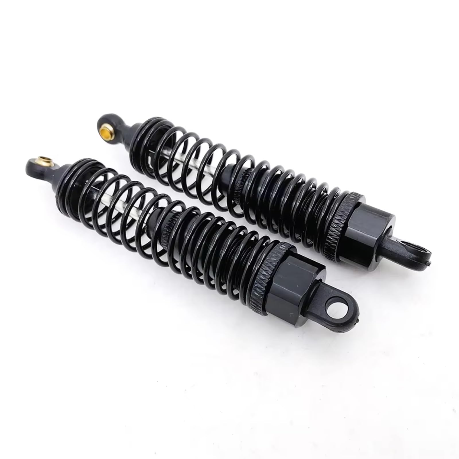 Modelli Ammortizzatore RC Per HSP 106004 166004 94106 94107 94166 94155 S345 1/10 2 Pezzi Ammortizzatore In Metallo Da 95 Mm 06002 06062 RC Off-road Per Parti Di Ricambio Per Buggy(Black)