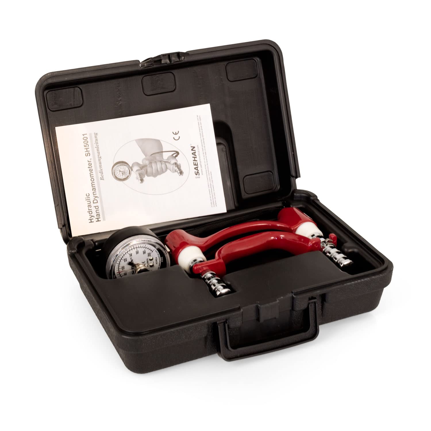 SAEHAN® Handkraftmesser Handdynamometer Professional Colored SH5001 | rot