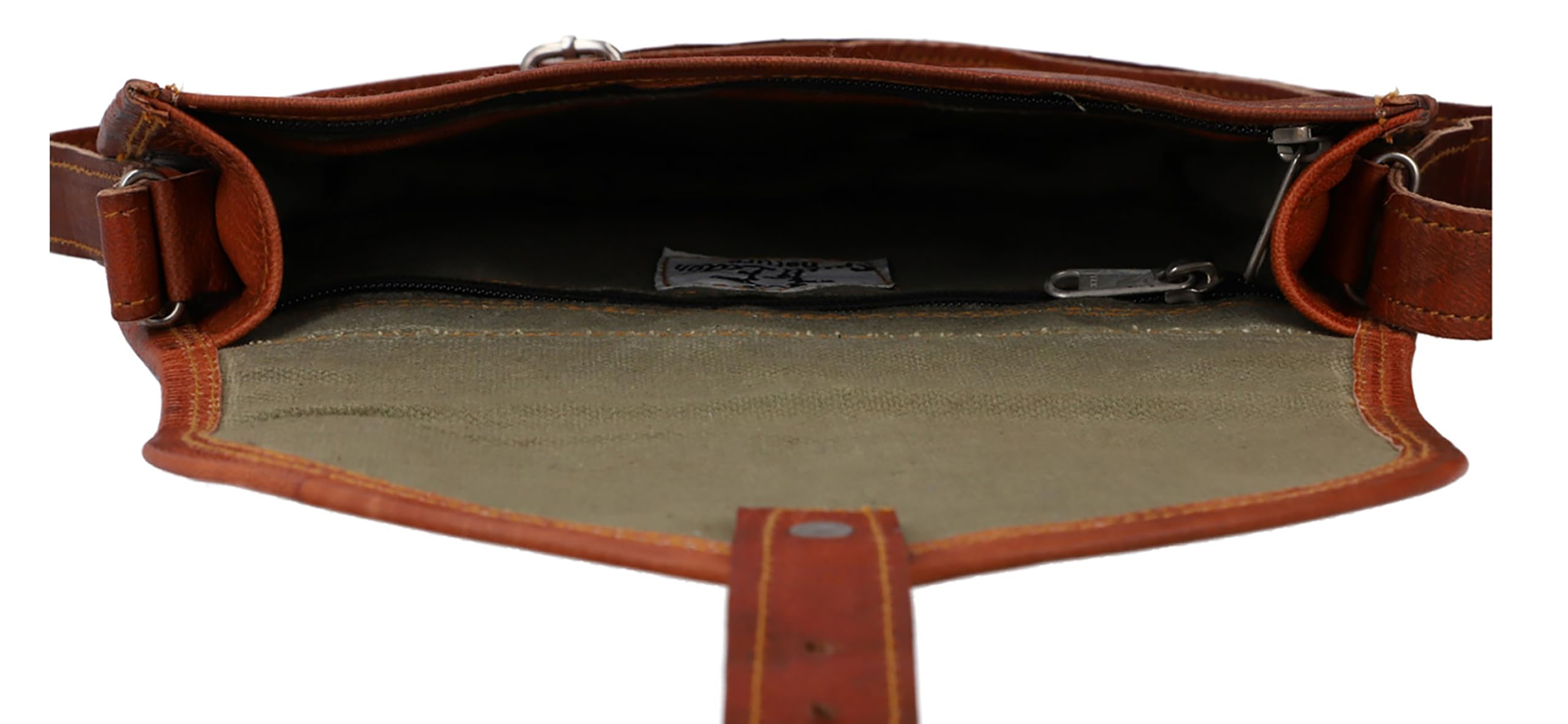 Gusti Bolso de cuero - Charleen Bolso bandolera de piel marrón