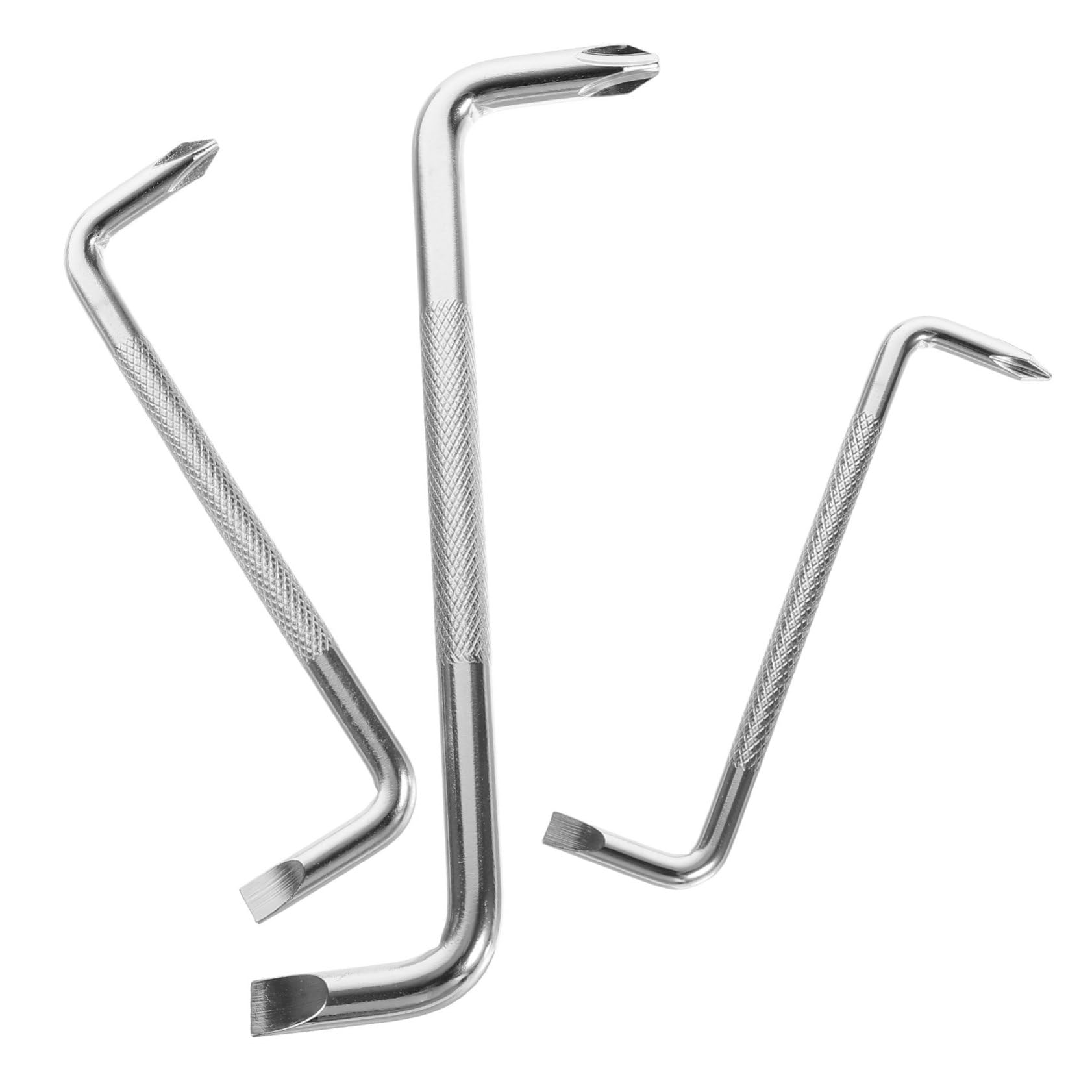 Amazon.co.jp: Veemoon 3個 曲げドライバー 曲がったドライバー