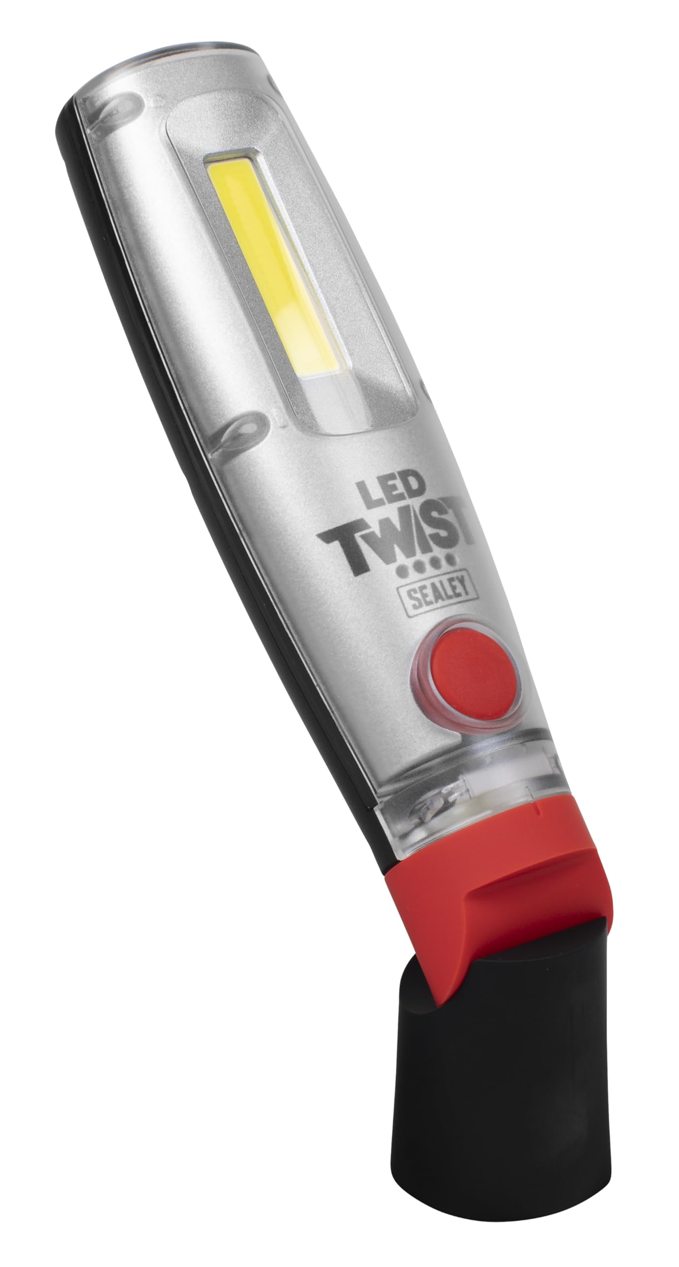 Sealey LED Twist Rechargeable Inspection Light, 16W COB LED & 1W SMD, 2000lm, Rotating Magnetic Base - LED2001, Grey - Image 3