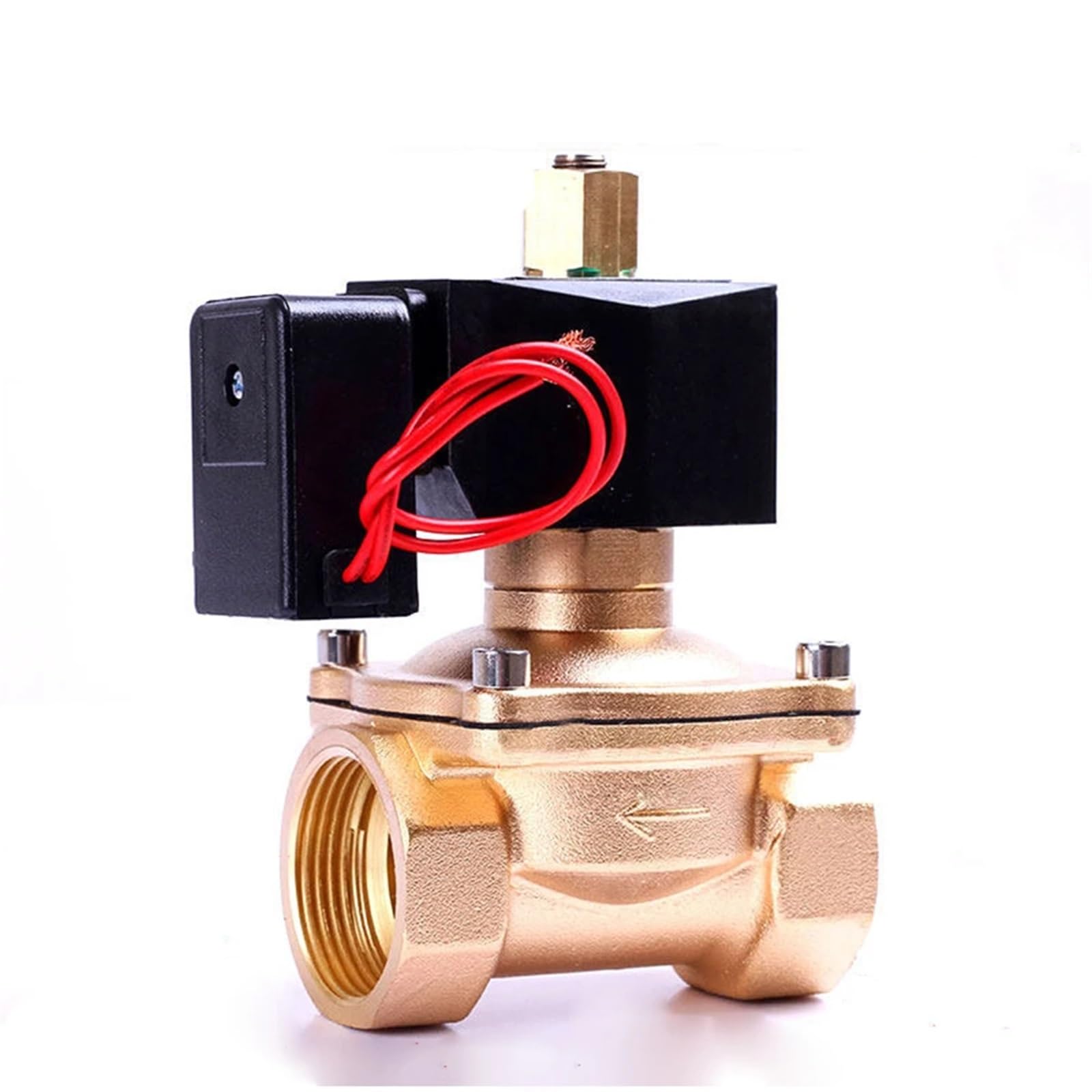 SBSSYVLMV 1/2" 3/4" 1" 2" inch Water Solenoid Valve Normally Open Brass Non-Heat Energy-Saving Electric(220VAC)