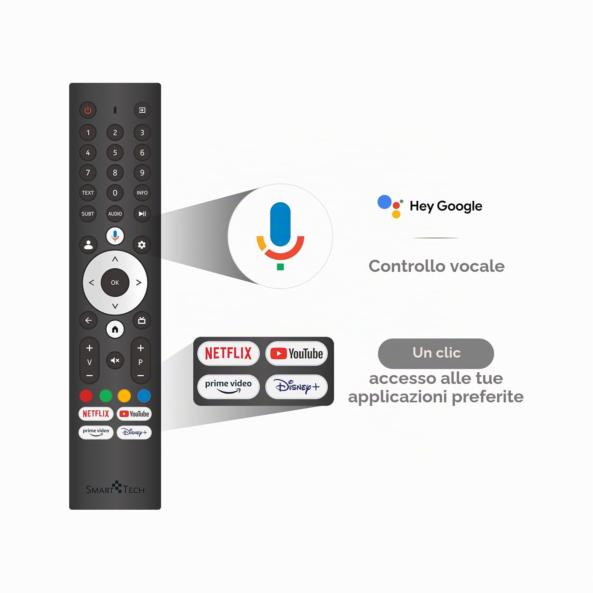Smart Tech 40fg01v Google 40´´ Full Hd Led Tv Europe PAL