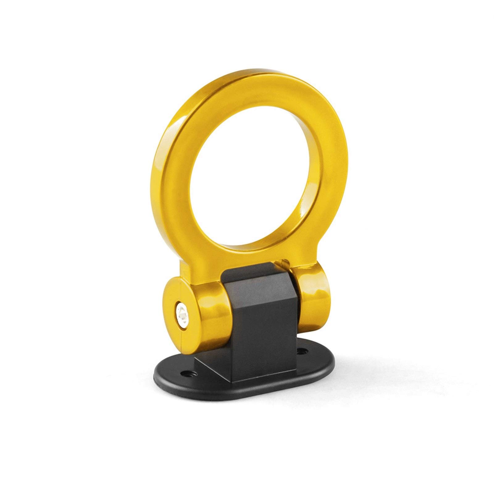 Tow Hooks, Decoration Car Auto Rear Front Trailer Simulation Racing Ring Vehicle Towing Hook(Gold)