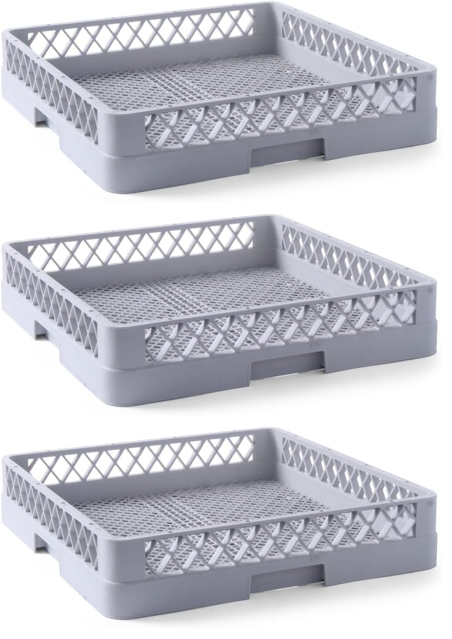 HENDI Cesta de lavavajillas para cubiertos - 500x500x(H) 100 mm (Paquete de 3)