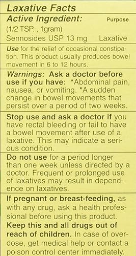 Miniatura 4 de Modern Products Swiss Kriss - Escamas laxantes de hierbas, 3.25 onzas, 6 por caja.