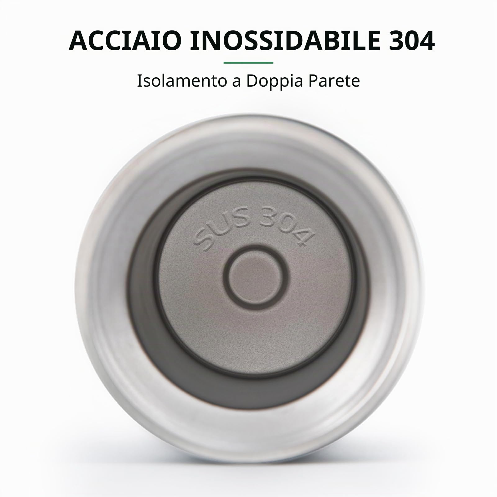 Set Tazza e Termo Yerba Mate – Borraccia Moderna per Maté, Bottiglia Termica, Bombilla e Spazzola di Pulizia Incluse – Tutto in Acciaio Inox 304 18/8 di Qualità Premium (Grano di Legno)
