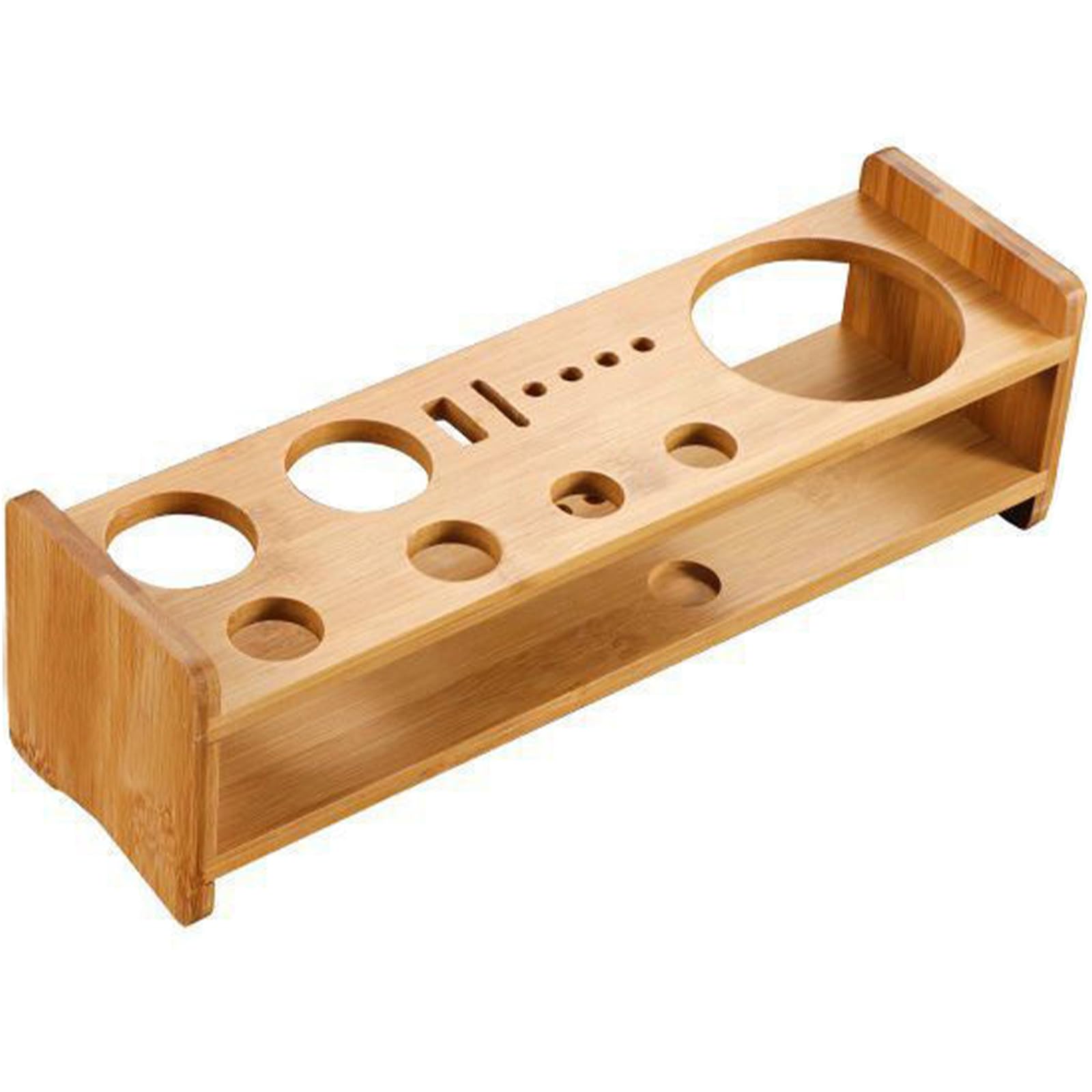 Xjdzineq Wooden Bartender Set Shelf Stores Shaker Strainers Mixers in Simple Styles Bartending Tool Shelf Cocktails Shaker Storage Stand