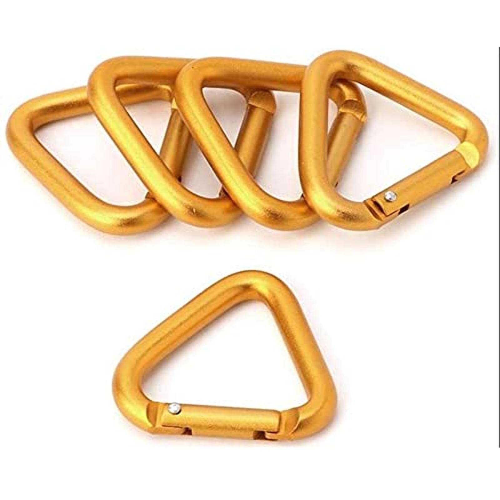 Amazon.co.jp: 登山釦 三角型カラビナ アルミ合金 多機能 軽量