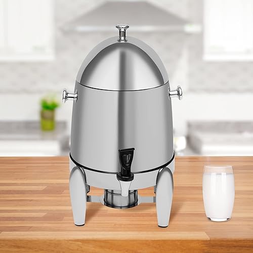 Miniatura 7 de Dispensador de bebidas calientes de 12L3.2 galones, dispensador de bebidas aisladas de acero inoxidable de 400 W, dispensador de bebidas frías y